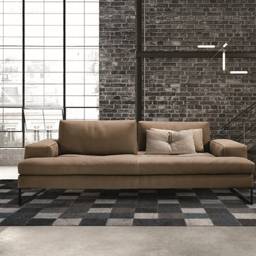 Sunset Leather Sofa by Gamma Arredamenti