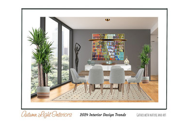 Minimalist dining room photo in Other