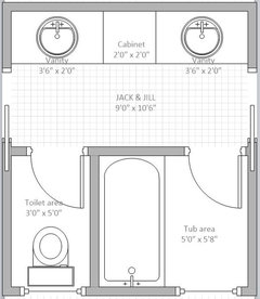 9 X 12 Bathroom Floor Plans