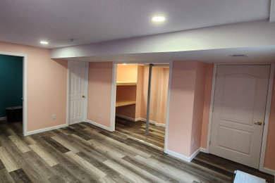 Minimalist basement photo in Denver