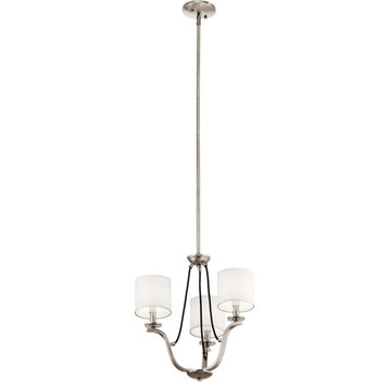 Thisbe 3 Light Mini Chandelier, Classic Pewter