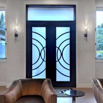 (Custom Home) Modern Rambler on the Golf Course