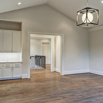 Polished Engineered Hardwood Flooring, ADU Construction in Hayward, CA