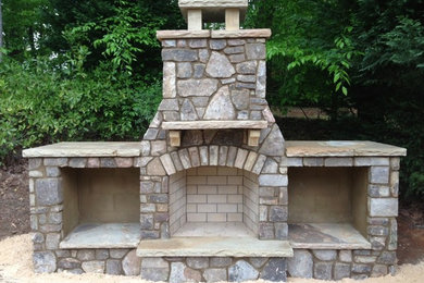 Fireplace Hardscape Install Projects