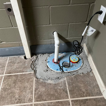 McKenzie basement sweater, fence & cabinet crown
