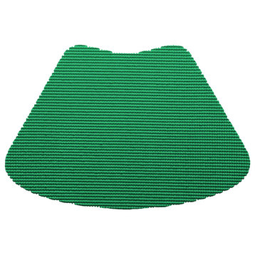 Kraftware Fishnet Emerald Green Wedge Placemats, Set of 12