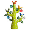 NOVICA Green Tree Of Doves And Ceramic Sculpture