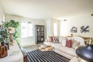 Inspiration for a contemporary living room remodel in Los Angeles