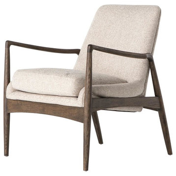 Braden Mid-Century Modern Upholstered Club Chair