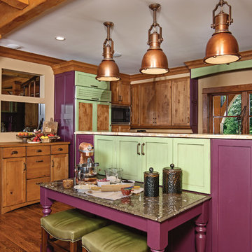 Missouri Timber Frame Home - Kitchen