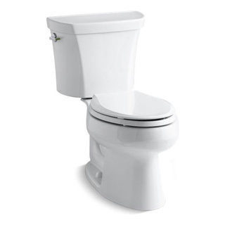 PROFLO White Elongated Standard Height 2-piece WaterSense Toilet 12-in  Rough-In 1.28-GPF in the Toilets department at