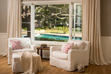 Living room in Santa Barbara.
