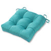 Outdoor 20 in. Chair Cushion, Teal
