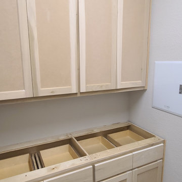 Utility Room Cabinets & Mud Bench