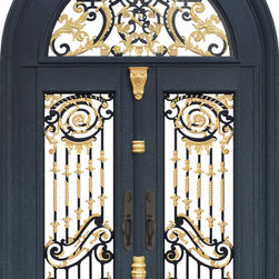 Neo-Classical Double Entry Doors - Front Doors