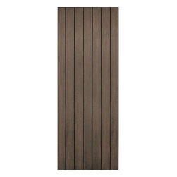 DRATP - SPRUCE-PLASTPRO - RUSTIC TRUE PLANK FIBERGLASS DOOR SQUARE TOP (1-3/4") - Interior Doors