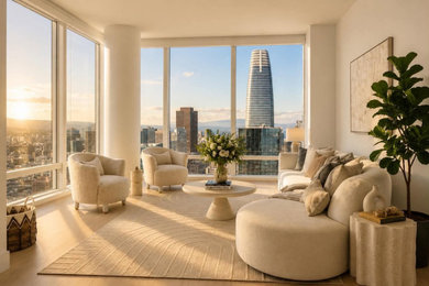 Inspiration for a contemporary living room remodel in San Francisco