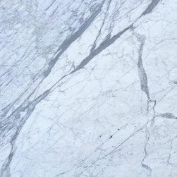 Statuario Marble Slab - Kitchen Countertops