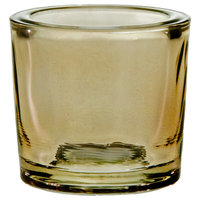 2.5 oz Heavy Glass Votive Candle Holder, Whiskey