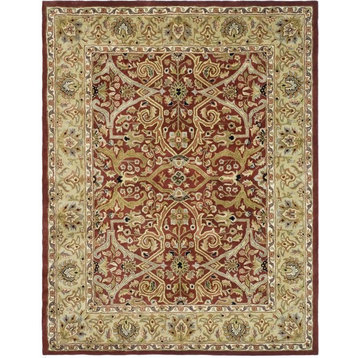 Safavieh Heritage Collection HG644 Rug, Red/Gold, 9'6" X 13'6"