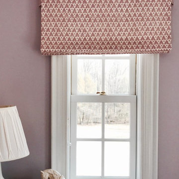 Quadrille shades in lilac