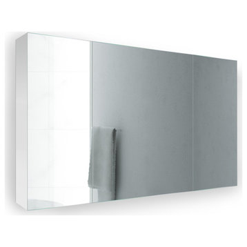 Tri-View Krugg Medicine Cabinet Recess or Surface Mount, 48x30