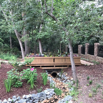 Old World European Craftsman Residence with Woodland Stream Makeover