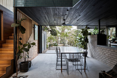 Design ideas for an industrial home design in Perth.