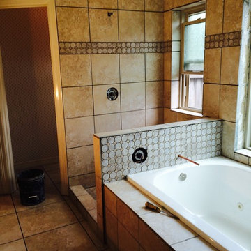 Woodlands Bathroom Remodel(NEW TILE)