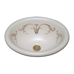 Old World Floral - Bathroom Sinks