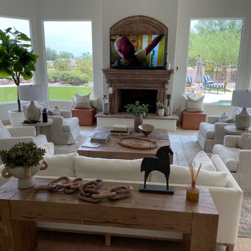 Family Room Re-decorated
