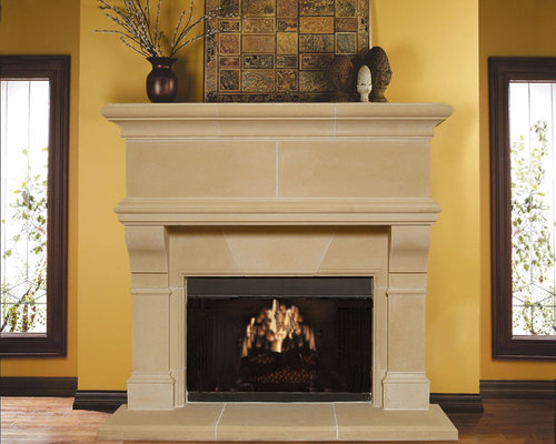 The cast stone fireplace mantels from Old World Stoneworks are specially designed and handcrafted to radiate the classic sentiment of old world design. Each motif emanates from one of the country