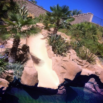 Slide and Precast Rock Repair and Repaint