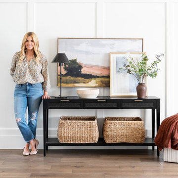 How to Decorate Your Black Console Table Collection - Threshold™ designed with S