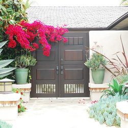 Modern Wood Gates - Home Fencing And Gates