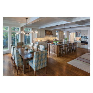 Home on Lake George - Rustic - Dining Room - Burlington - by Joan ...