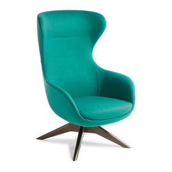 Elizabeth chair with walnut base - Armchairs And Accent Chairs