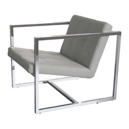 Lisa Chair | Gray - Armchairs And Accent Chairs