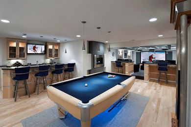 Example of a basement design in New York