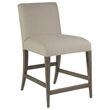 Madox Upholstered Low Back Counter Stool