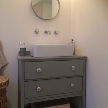 upcycled drawers sink unit