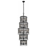 Kichler Lighting - Kichler Lighting 43758ESP Piper - Eighteen Light 3-Tier Chandelier - This Piper 18 Light Grand Chandelier mixes modernPiper 18 Light 3-Tie  *UL Approved: YES Energy Star Qualified: n/a ADA Certified: n/a  *Number of Lights: 18-*Wattage:60w Incandescent bulb(s) *Bulb Included:No *Bulb Type:Incandescent *Finish Type:Chrome