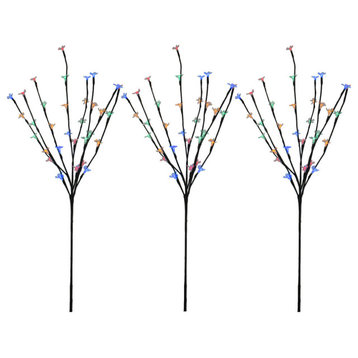 Multi-Color LED Lighted Cherry Blossom Branches, 30"