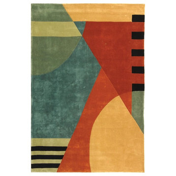 Rodeo Drive Yellow Area Rug RD863A - 3'6" x 5'6"