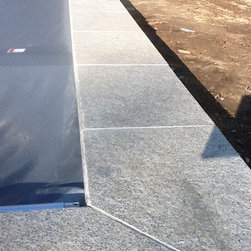 Reclaimed Granite Used as Pool Coping - Landscaping Stones And Pavers