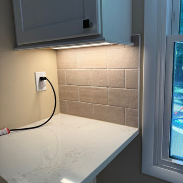 We left this kitchen unrecognizable!!