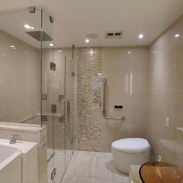 Condominium Washroom renovation Handicap accessible
