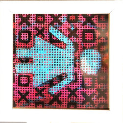 "XOXOXO" - Mixed Media Art