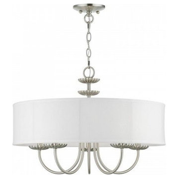 5 Light Pendant In Transitional Style-16.5 Inches Tall and 23 Inches