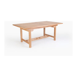 Wintons Teak Berkeley Extension Table - Outdoor Dining Tables